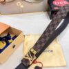 693202e63a89a121ed550d91 LV Men's Belt, Latest Style, ZP Molded, Matching Classic Checkered Fabric, Genuine Cowhide, Stainless Steel Buckle with Thickened Hardware, 4.0cm Width