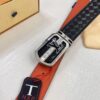 693202e73a89a121ed550d9f LV Men's Belt - Original Imported Woven Full-Grain Leather, Double-Sided Use, Steel Hardware with Inner Letters, 3.8cm Width