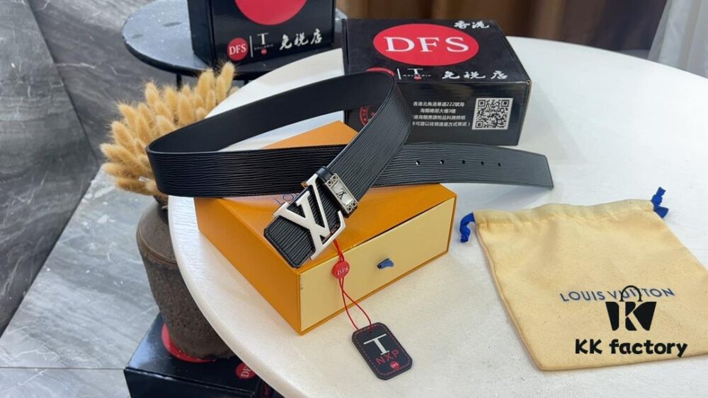 693202e93a89a121ed550dba New LV Cross-grain Genuine Leather Watch with Stainless Steel Hardware, Fashion Casual Style, Available on Official Website