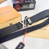 693202e93a89a121ed550dbc Top-Tier LV Louis Vuitton L-Logo Polished Stainless Steel Buckle Belt - Imported French Cross-Grain Top-Layer Calfskin, 3.8cm Width, Authentic NXP Chip & Official Anti-Counterfeit Verification