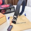 693202ea3a89a121ed550dbe Top-Tier LV Louis Vuitton L-Logo Polished Stainless Steel Buckle Belt - Imported French Cross-Grain Top-Layer Calfskin, 3.8cm Width, Authentic NXP Chip & Official Anti-Counterfeit Verification
