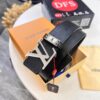 693202ea3a89a121ed550dbf Top-Tier LV Louis Vuitton L-Logo Polished Stainless Steel Buckle Belt - Imported French Cross-Grain Top-Layer Calfskin, 3.8cm Width, Authentic NXP Chip & Official Anti-Counterfeit Verification