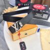 693202ea3a89a121ed550dc0 Top-Tier LV Louis Vuitton L-Logo Polished Stainless Steel Buckle Belt - Imported French Cross-Grain Top-Layer Calfskin, 3.8cm Width, Authentic NXP Chip & Official Anti-Counterfeit Verification