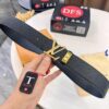 693202ea3a89a121ed550dc2 Top-Tier LV Louis Vuitton L-Logo Polished Stainless Steel Buckle Belt - Genuine Cross-Grain French Calfskin, 3.8cm Width, with NXP Anti-Counterfeit Chip (Original Box)