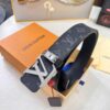 693202eb3a89a121ed550dd6 LV Men's Belt Louis Vuitton Latest Design ZP Synchronized Monogram Fabric Top-Quality Cowhide Steel Buckle 4.0cm