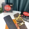 693202ed3a89a121ed550de4 Shop Owner Recommended Trumpet Trumpet Louis Vuitton LV Belt ZP Synchronized New Men's Belt with Imported Monogram Fabric, Original Factory Head Cowhide Plain Weave Low, Reversible Use, Water Ripples Letter Hardware, Width 3.8cm
