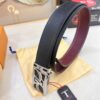 693202ed3a89a121ed550dee Luxury LV Belt - Top-tier Hong Kong Duty-Free Gift Box, Genuine First-Layer Embossed Calfskin, 3.8cm Width, Steel Hardware, NFC Chip (NXP Tag), Authenticity Guaranteed