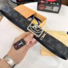 693202ee3a89a121ed550dfb LV Men's Belt Louis Vuitton Latest Style ZP Synchronized Monogram Fabric Top Quality