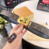 693202ef3a89a121ed550e09 LV Men's Belt, New Style, Checkered Imported Fabric, Genuine Cowhide, Official Website Version, Luxury Custom Leather, 3.8cm Width