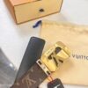693202f03a89a121ed550e0b LV Men's Belt, New Style, Checkered Imported Fabric, Genuine Cowhide, Official Website Version, Luxury Custom Leather, 3.8cm Width