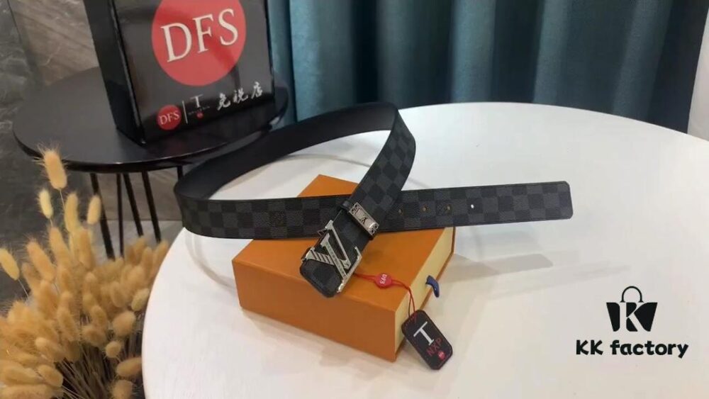 693202f13a89a121ed550e17 New LV Monogram Checkered Belt, Stylish Casual Style, Available on Official Website