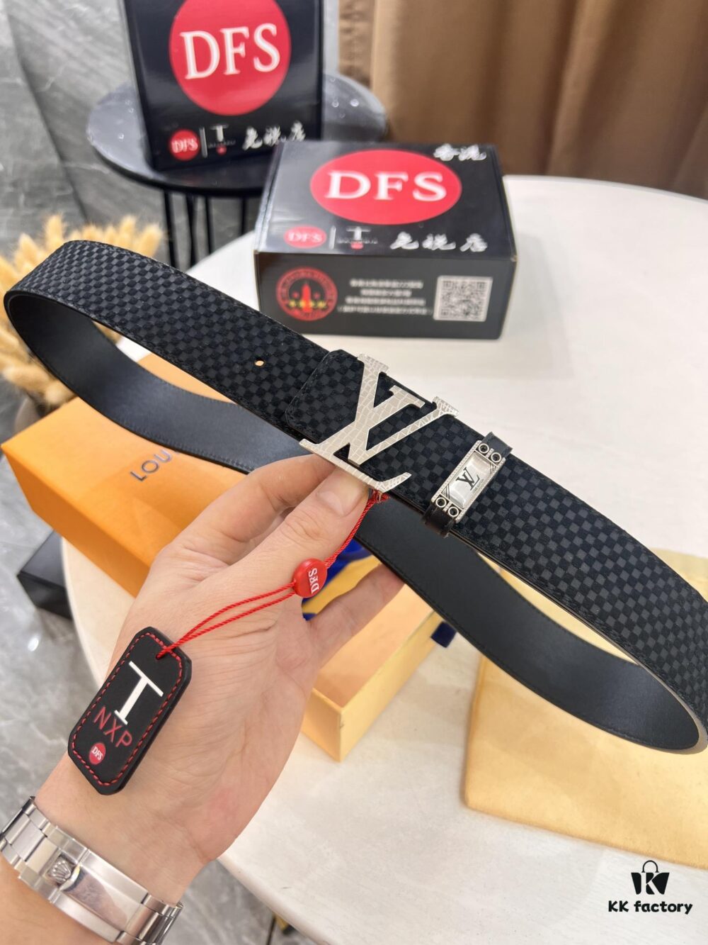 693202f33a89a121ed550e29 Top-Tier Belt, Original Factory Premium Hong Kong Duty-Free T Gift Box 🎁 (NXP Hang Tag with RFID Authentication Compatible with Official Website, Genuine Anti-Counterfeit Chip)