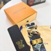 693202f53a89a121ed550e42 Louis Vuitton LV Men's Belt, 3.8cm Width, Reversible Design, Genuine Top-Layer Cowhide Leather, Original Factory Print, High-Quality Hardware