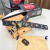 693202f53a89a121ed550e44 Louis Vuitton LV Men's Belt, 3.8cm Width, Reversible Design, Genuine Top-Layer Cowhide Leather, Original Factory Print, High-Quality Hardware