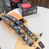 693202f53a89a121ed550e46 Louis Vuitton LV Men's Belt, 3.8cm Width, Reversible Design, Genuine Top-Layer Cowhide Leather, Original Factory Print, High-Quality Hardware