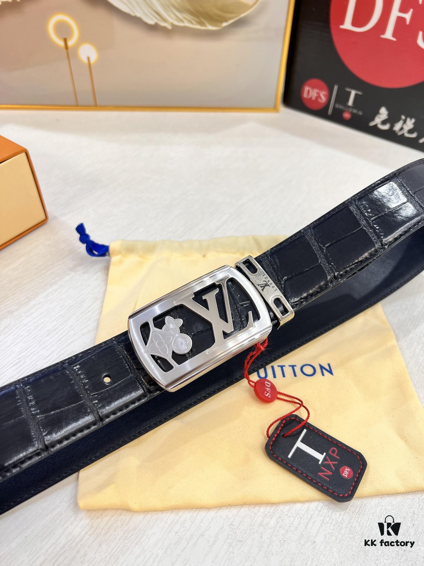 693202f63a89a121ed550e53 Top-Tier Leather Belt, Original Factory Hong Kong Duty-Free T Gift Box (NXP RFID Tag with Verifiable Anti-Counterfeit Chip)