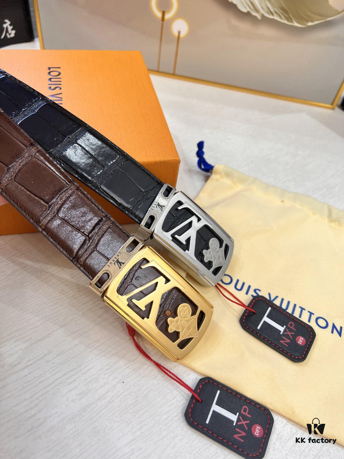 693202f63a89a121ed550e56 Top-Tier Leather Belt, Original Factory Hong Kong Duty-Free T Gift Box (NXP RFID Tag with Verifiable Anti-Counterfeit Chip)