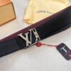 693202f93a89a121ed550e7a Top-Tier Louis Vuitton LV Belt, Genuine First-Layer French Calfskin, 3.8cm Width, Premium Hong Kong Duty-Free T Gift Box, Original NXP RFID Tag (Verifiable on Official Website), Stainless Steel Hardware, Hidden Buckle Design