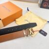 693202fa3a89a121ed550e82 Top-Tier Louis Vuitton LV Belt – Genuine Full-Grain French Calfskin, 3.8cm Width, Premium Hong Kong Duty-Free T Gift Box, Original NXP RFID Tag (Verifiable on Official Website), Solid Stainless Steel Hardware