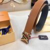 693202fa3a89a121ed550e84 Top-Tier Louis Vuitton LV Belt – Genuine Full-Grain French Calfskin, 3.8cm Width, Premium Hong Kong Duty-Free T Gift Box, Original NXP RFID Tag (Verifiable on Official Website), Solid Stainless Steel Hardware