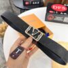 693202fd3a89a121ed550ea9 LV Men's Belt, Imported Genuine First-Layer Cowhide, Reversible Design, 3.8cm Width, High-Quality with NXP Anti-Counterfeit Chip