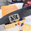 693202fd3a89a121ed550eaa LV Men's Belt, Imported Genuine First-Layer Cowhide, Reversible Design, 3.8cm Width, High-Quality with NXP Anti-Counterfeit Chip