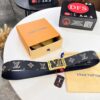 693202fe3a89a121ed550eb1 Arrival of Louis Vuitton LV Men's Belt, ZP Molded Design, Imported Genuine Original Print, Full-Grain Calfskin Leather, Precision Lettering Hardware, Reversible Double-Sided Use, 3.8cm Width