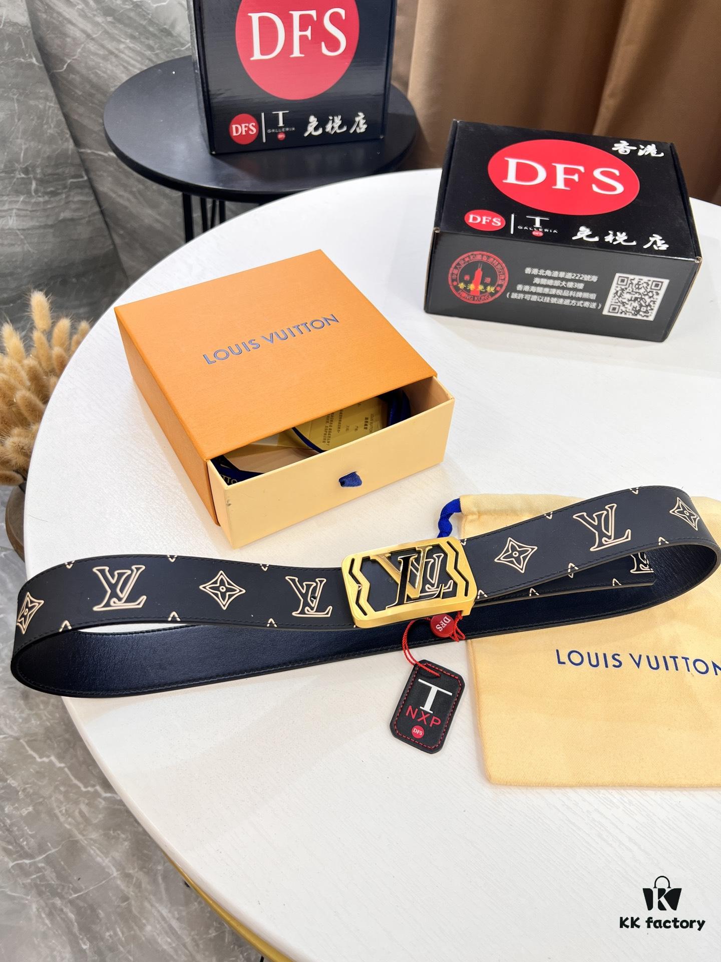 693202fe3a89a121ed550eb1 Arrival of Louis Vuitton LV Men's Belt, ZP Molded Design, Imported Genuine Original Print, Full-Grain Calfskin Leather, Precision Lettering Hardware, Reversible Double-Sided Use, 3.8cm Width