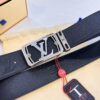 693202fe3a89a121ed550eba Top-Tier Leather Belt, Hong Kong Tax-Free T Gift Box 🎁 (NXP RFID Tag with Official Website Verification, Authentic Anti-Counterfeit Chip) – LV Corrosion-Patterned Stainless Steel Hardware, Italian Imported Crust Calfskin with Lychee Texture, 3.8cm Width, Men's Formal Premium Belt, Authorized Custom Edition, Quality Guaranteed for Counter Authentication