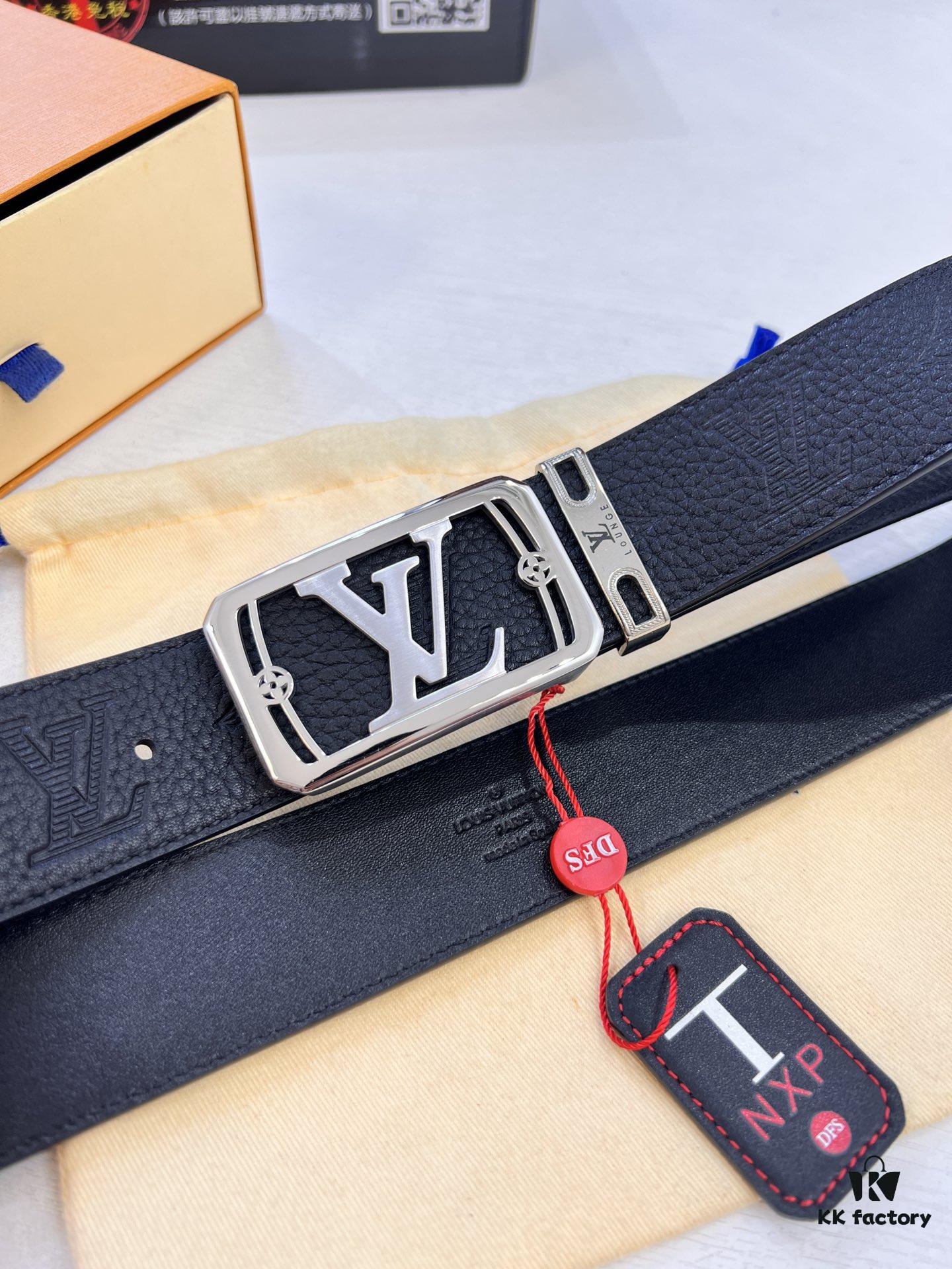 693202fe3a89a121ed550eba Top-Tier Leather Belt, Hong Kong Tax-Free T Gift Box 🎁 (NXP RFID Tag with Official Website Verification, Authentic Anti-Counterfeit Chip) – LV Corrosion-Patterned Stainless Steel Hardware, Italian Imported Crust Calfskin with Lychee Texture, 3.8cm Width, Men's Formal Premium Belt, Authorized Custom Edition, Quality Guaranteed for Counter Authentication