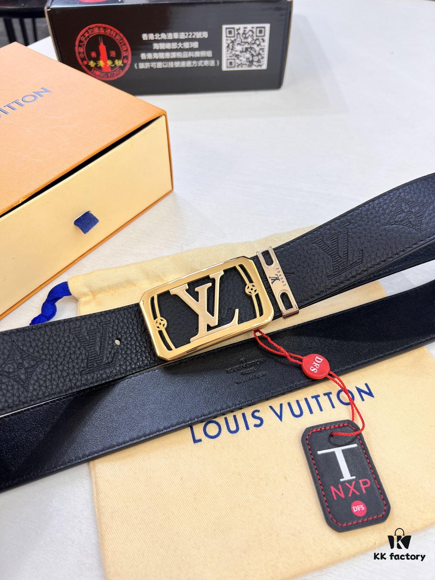 693202ff3a89a121ed550ec1 Top-Tier Leather Belt, Hong Kong Duty-Free T Gift Box 🎁 (NXP Tag with Authenticity Chip Recognizable on Official Website)