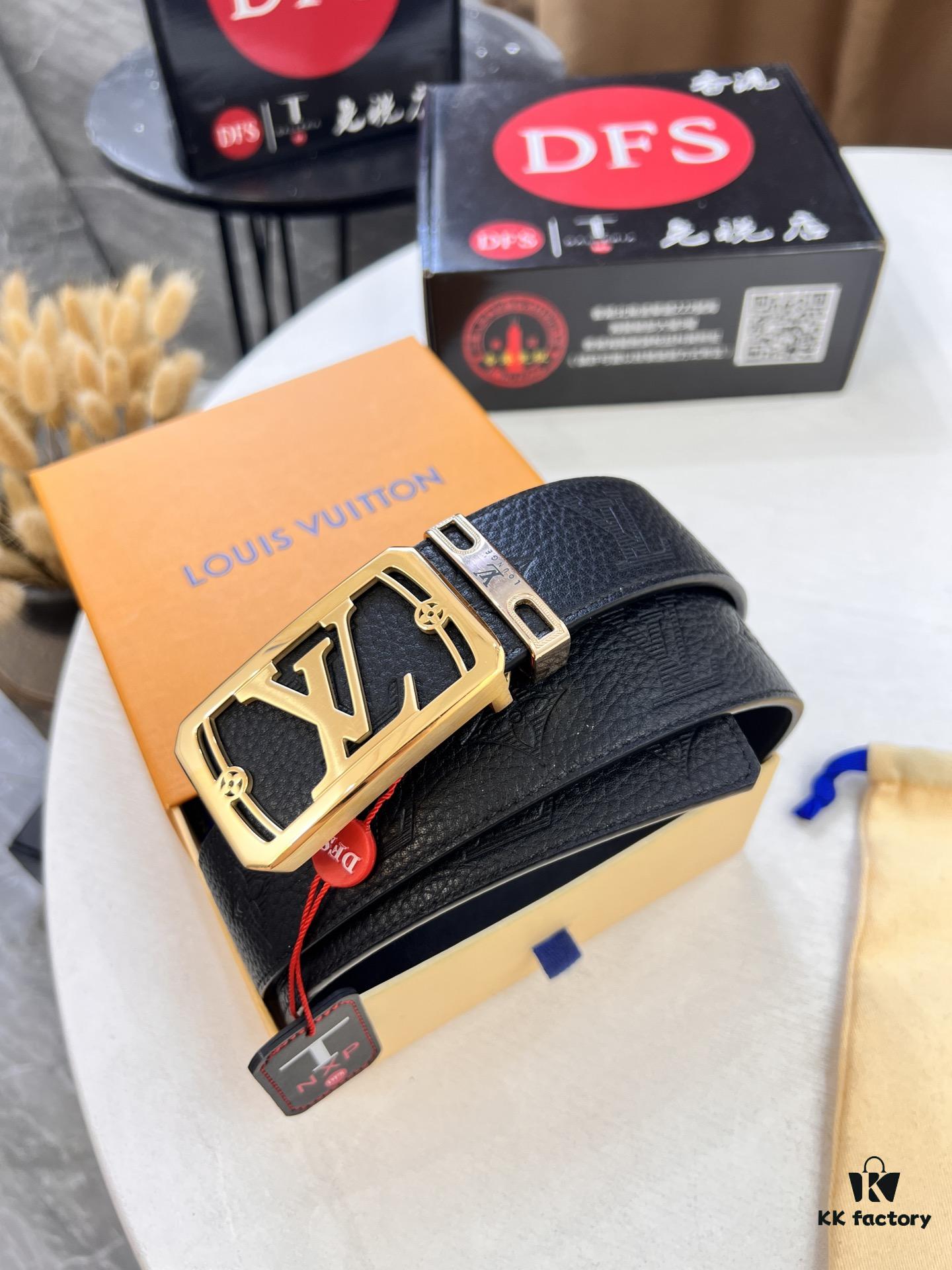 693202ff3a89a121ed550ec4 Top-Tier Leather Belt, Hong Kong Duty-Free T Gift Box 🎁 (NXP Tag with Authenticity Chip Recognizable on Official Website)
