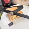 693203043a89a121ed550efd Louis Vuitton Automatic Buckle Belt, Full-Grain Imported Calfskin with Fine Grain Calf Leather, 3.5cm Width, Top-Quality Business Formal Belt