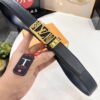 693203043a89a121ed550f00 Louis Vuitton Automatic Buckle Belt, Premium Cowhide with Embossed Logo, 3.5cm Width, Top Quality Genuine Leather for Business Formal Wear