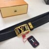 693203043a89a121ed550f01 Louis Vuitton Automatic Buckle Belt, Premium Cowhide with Embossed Logo, 3.5cm Width, Top Quality Genuine Leather for Business Formal Wear
