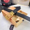 693203043a89a121ed550f05 Louis Vuitton Automatic Buckle Belt, Premium Cowhide with Embossed Logo, 3.5cm Width, Top Quality Genuine Leather for Business Formal Wear