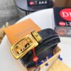 693203053a89a121ed550f0d Louis Vuitton Automatic Buckle Belt, Top-Quality Genuine Leather, Imported Grain Leather with Fine-Grain Calfskin, 3.5cm Width, LV Stainless Steel Hardware