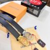 693203073a89a121ed550f26 Louis Vuitton Belt, Custom Cowhide, Top-Quality Business Formal Accessory
