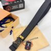 693203073a89a121ed550f2b Top-Tier LV Louis Vuitton L-Logo Polished Stainless Steel Buckle Belt - Imported French Cross Grain Top Layer Cowhide, 3.8cm Width, with NXP Anti-Counterfeit Chip (Authenticity Guaranteed)