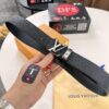 693203083a89a121ed550f30 Top-Tier LV Louis Vuitton Belt - Genuine L-Logo Polished Stainless Steel Hardware, French Imported Cross-Grain Top-Layer Calfskin, 3.8cm Width, Original NXP RFID Anti-Counterfeit Chip (Hong Kong Duty-Free Exclusive Gift Box)