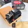 693203083a89a121ed550f35 Top-Tier LV Louis Vuitton Belt - Genuine L-Logo Polished Stainless Steel Hardware, French Imported Cross-Grain Top-Layer Calfskin, 3.8cm Width, Original NXP RFID Anti-Counterfeit Chip (Hong Kong Duty-Free Exclusive Gift Box)
