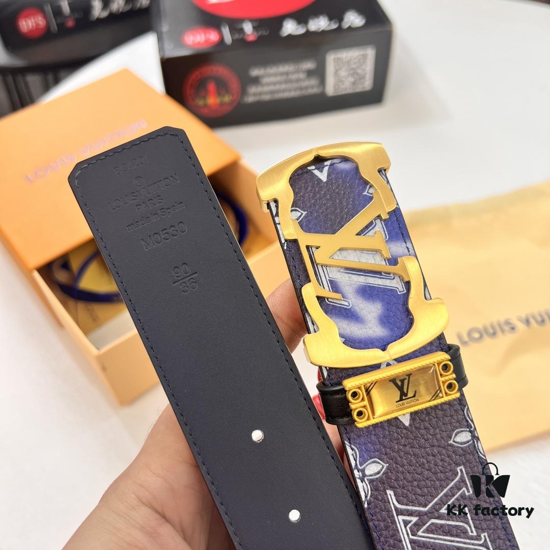 6932030a3a89a121ed550f4b New Arrival Authentic Louis Vuitton LV Men's Belt