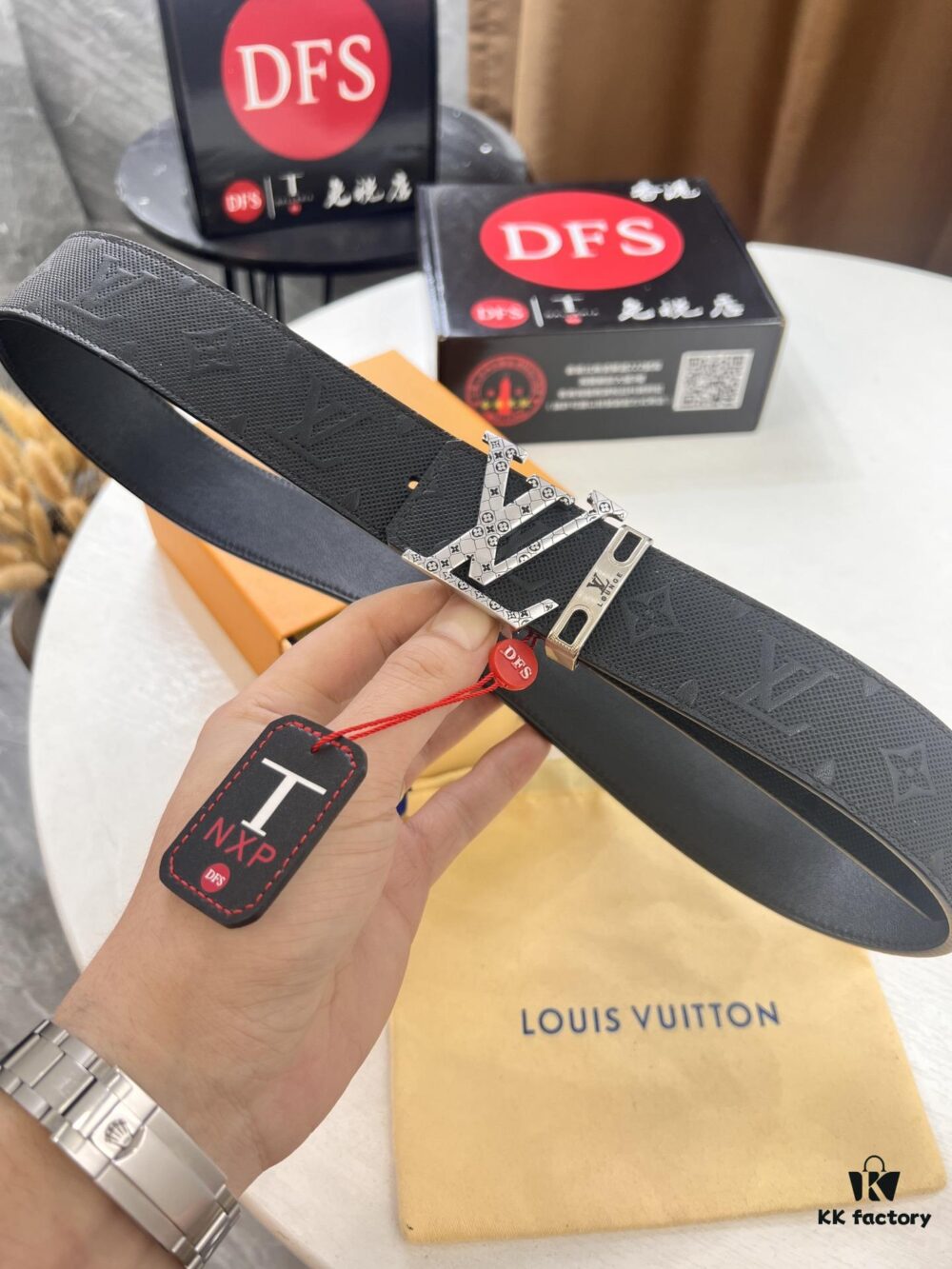 6932030c3a89a121ed550f6b Louis Vuitton LV Men's Belt, 3.8cm Width, Full-Grain Cowhide Leather, Reversible Design, Premium Quality with NXP Anti-Counterfeit Chip