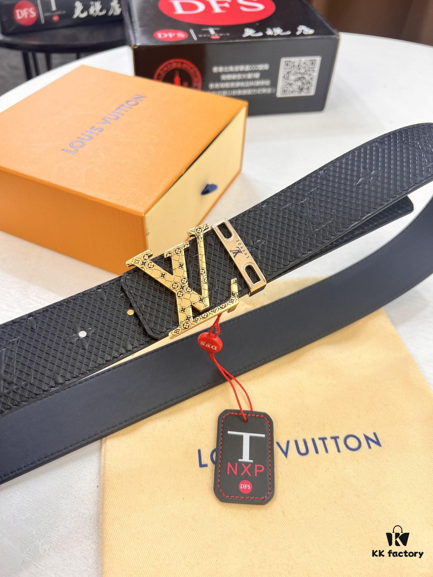 6932030d3a89a121ed550f73 Arrival 🎺🎺 Real Photo, Louis Vuitton LV Men's Belt, ZP Mould Design, Imported Genuine Original Print, Top Grain Cowhide Leather, Precision Metal Letters, Double-Sided Usage, 3.8cm Width