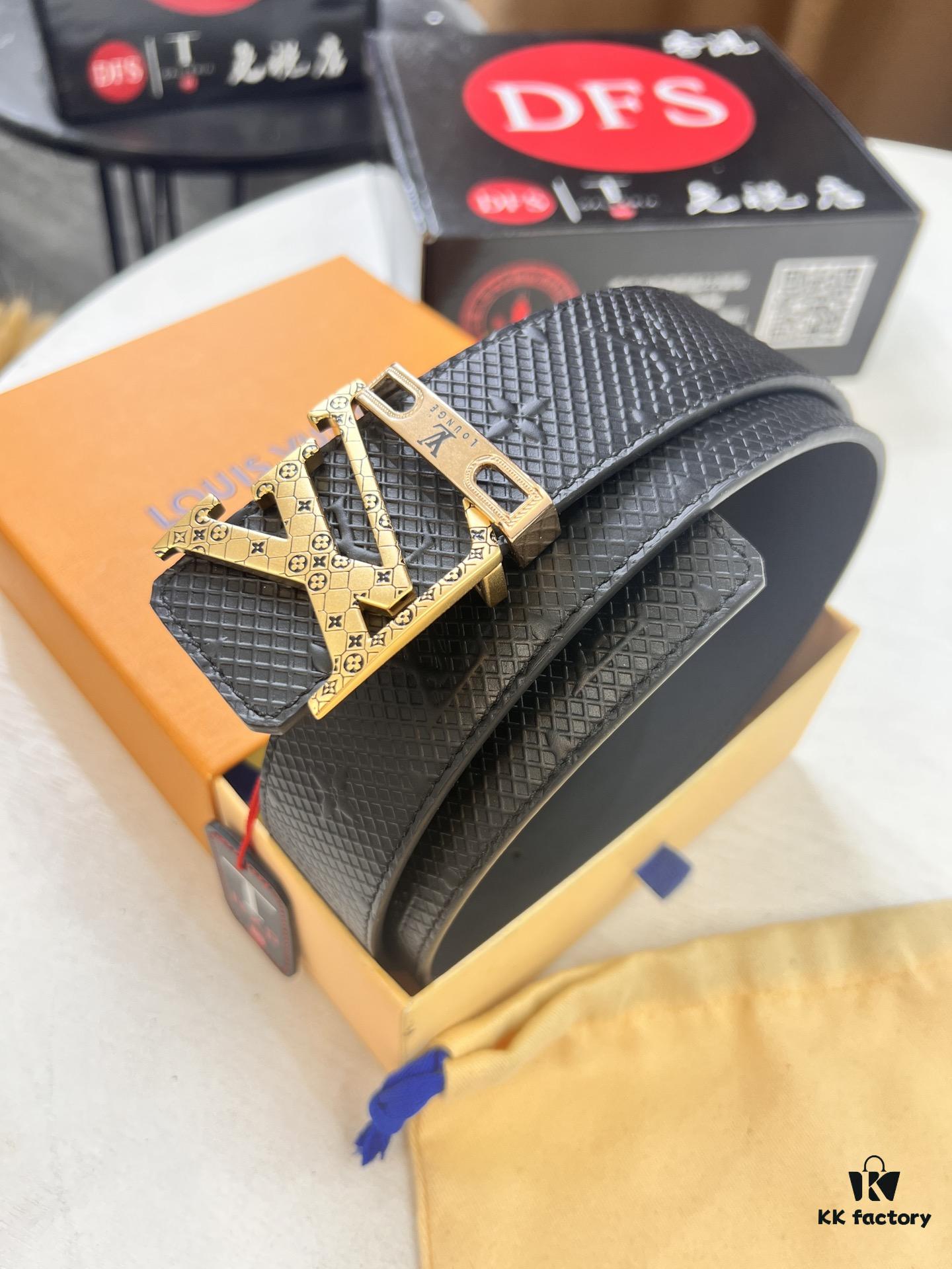 6932030d3a89a121ed550f76 Arrival 🎺🎺 Real Photo, Louis Vuitton LV Men's Belt, ZP Mould Design, Imported Genuine Original Print, Top Grain Cowhide Leather, Precision Metal Letters, Double-Sided Usage, 3.8cm Width
