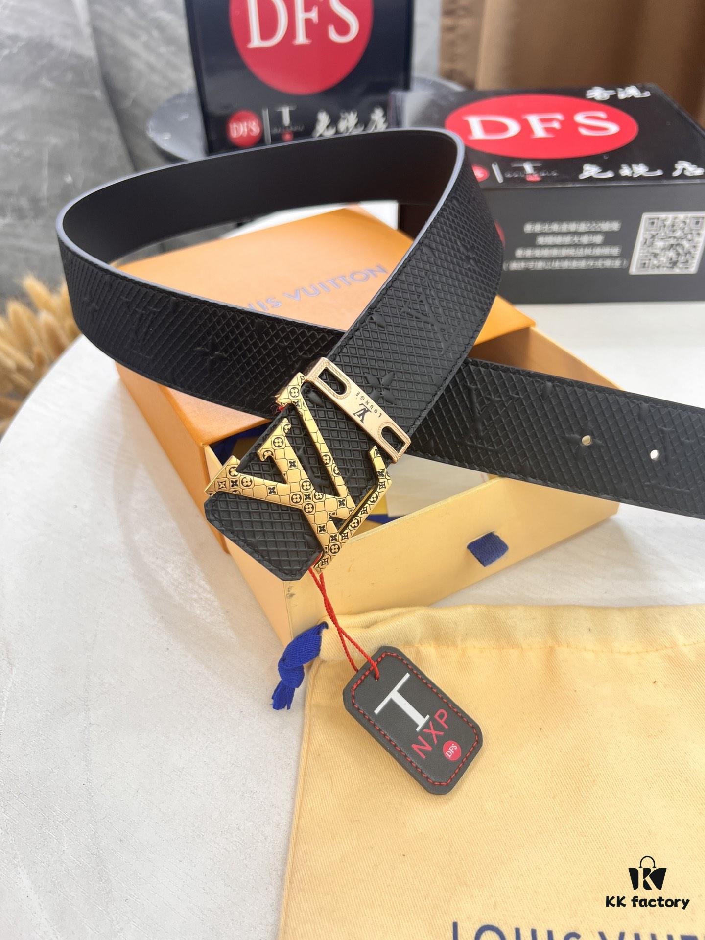 6932030d3a89a121ed550f77 Arrival 🎺🎺 Real Photo, Louis Vuitton LV Men's Belt, ZP Mould Design, Imported Genuine Original Print, Top Grain Cowhide Leather, Precision Metal Letters, Double-Sided Usage, 3.8cm Width