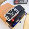 6932030f3a89a121ed550f8f Top-Tier LV Louis Vuitton L-Logo Polished Stainless Steel Buckle Belt - Genuine French Imported Embossed Calfskin, 3.8cm Width, with NXP Anti-Counterfeit Chip (Original Gift Box Included)