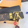 693203103a89a121ed550f9e Louis Vuitton LV Belt, ZP Synchronized New Men's Belt with Monogram Imported Fabric, Full-Grain Cowhide, Reversible Design, Diamond-Paved Letter Hardware, 3.8cm Width