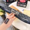 693203123a89a121ed550fac Shop Owner Recommended Louis Vuitton LV Belt, ZP Synchronized New Men's PVC Monogram Belt with Imported Fabric and Genuine Calfskin, 3.8cm Width