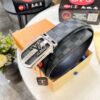 693203123a89a121ed550faf Shop Owner Recommended Louis Vuitton LV Belt, ZP Synchronized New Men's PVC Monogram Belt with Imported Fabric and Genuine Calfskin, 3.8cm Width